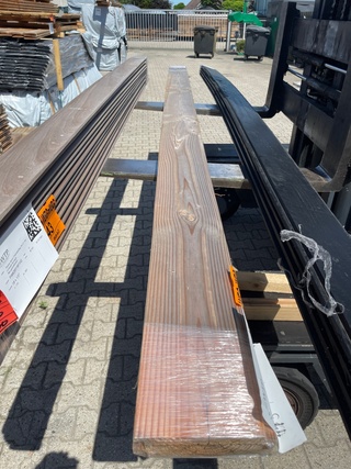 3x Douglas Wisselsponning, 18x190mm, lengte 400cm